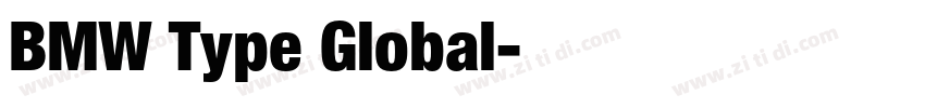 BMW Type Global字体转换
